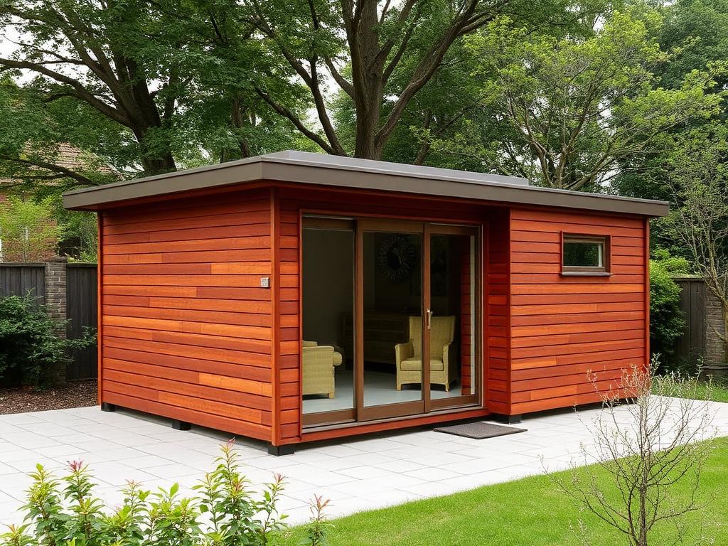 Horizontal Cedar Office